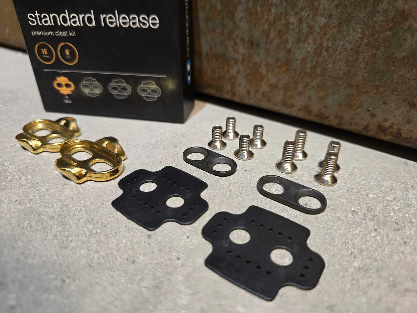 CRANKBROTHERS PEDALPLATTEN STANDART RELEASE KIT 15 / 6 GRAD