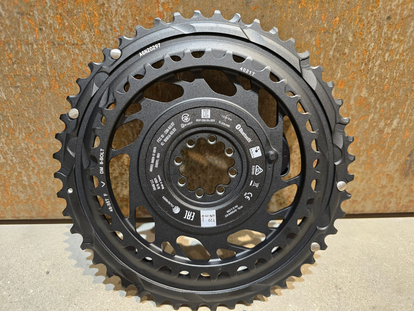 SRAM RED QUARQ AXS POWERMETER KIT 8-BOLT SPIDER 2X12 48/35 ZÄHNE