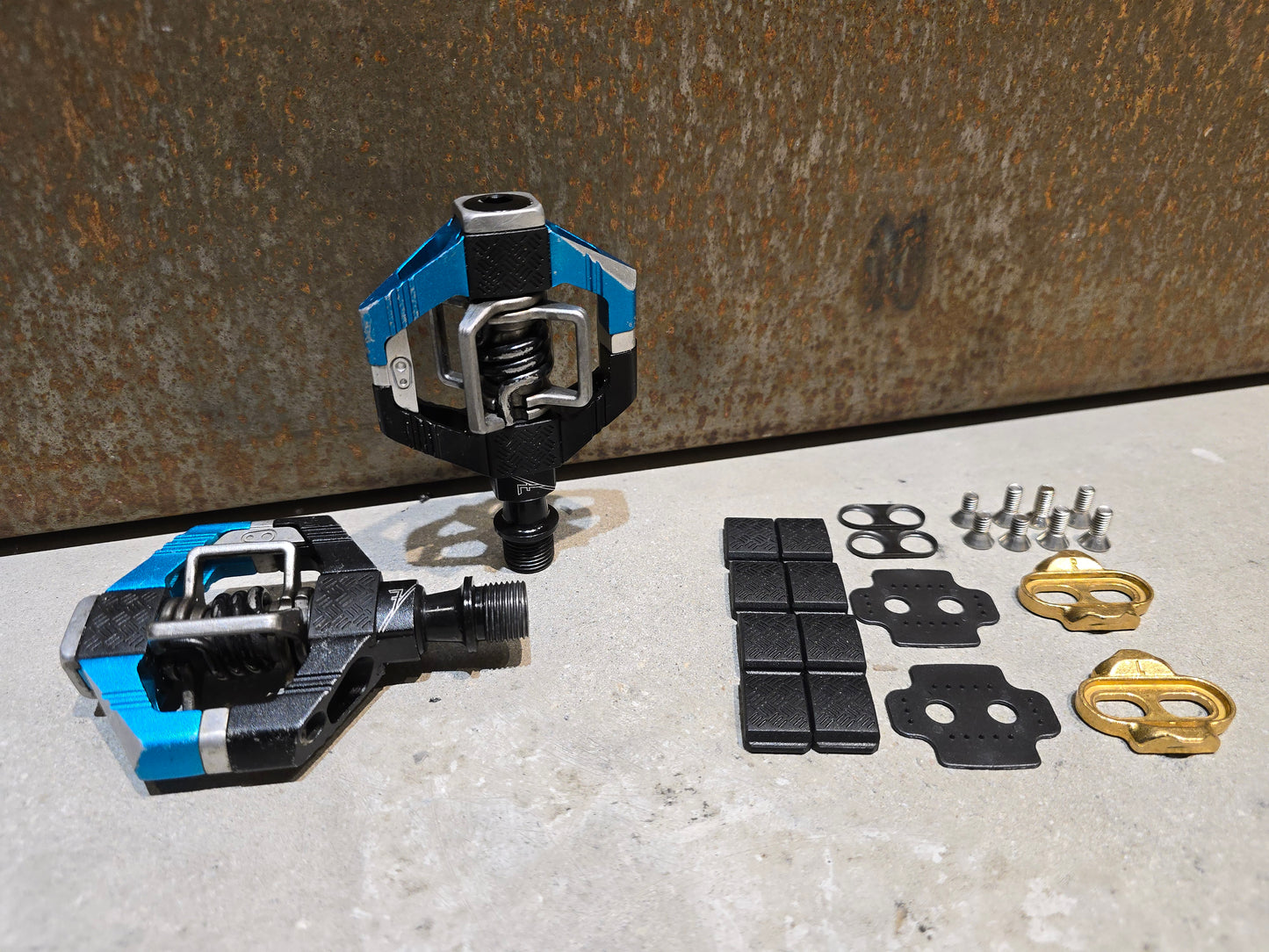 CRANKBROTHERS KLICKPEDAL CANDY 7 / ELECTRIC BLUE GEBRAUCHT