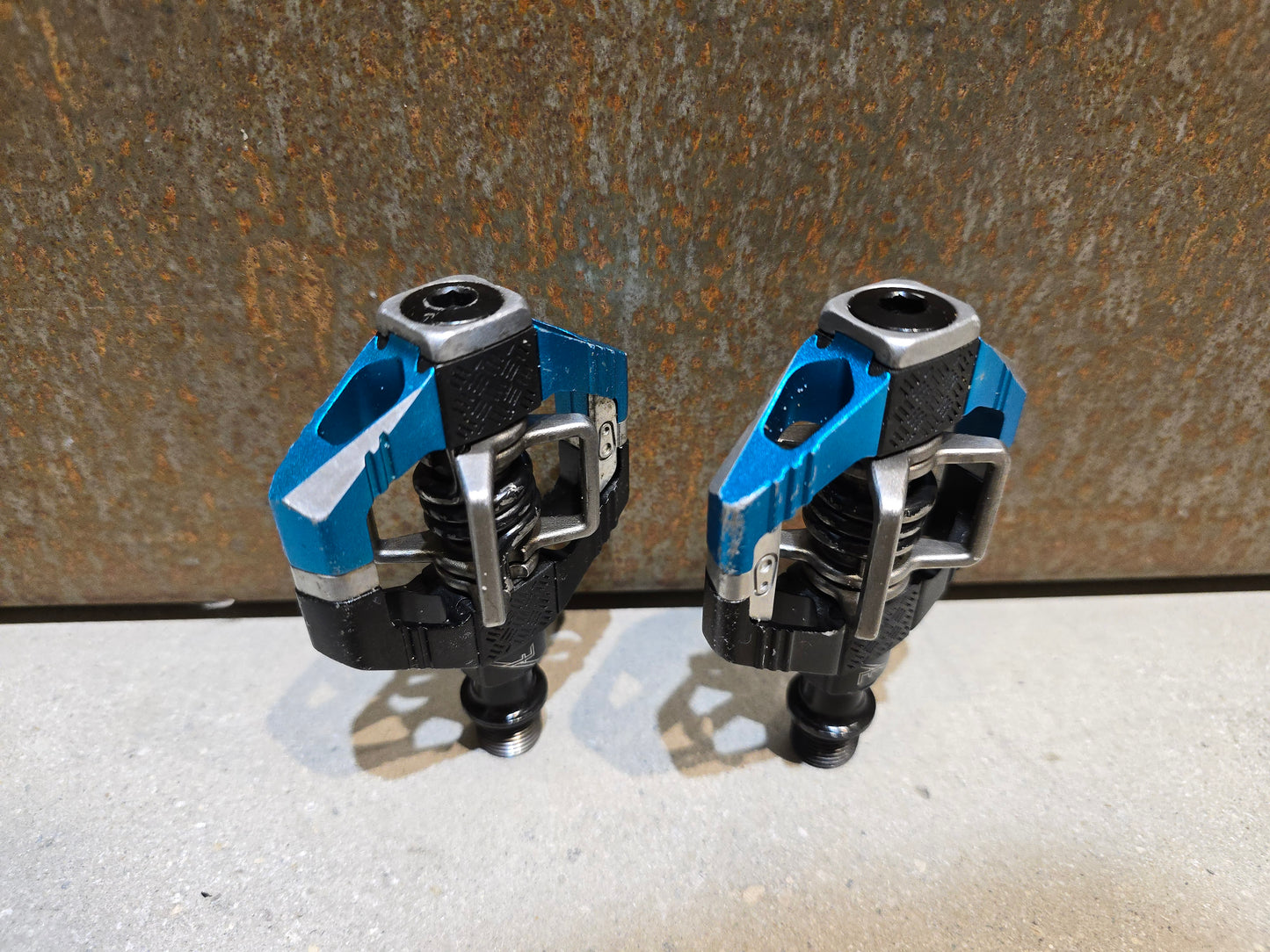 CRANKBROTHERS KLICKPEDAL CANDY 7 / ELECTRIC BLUE GEBRAUCHT