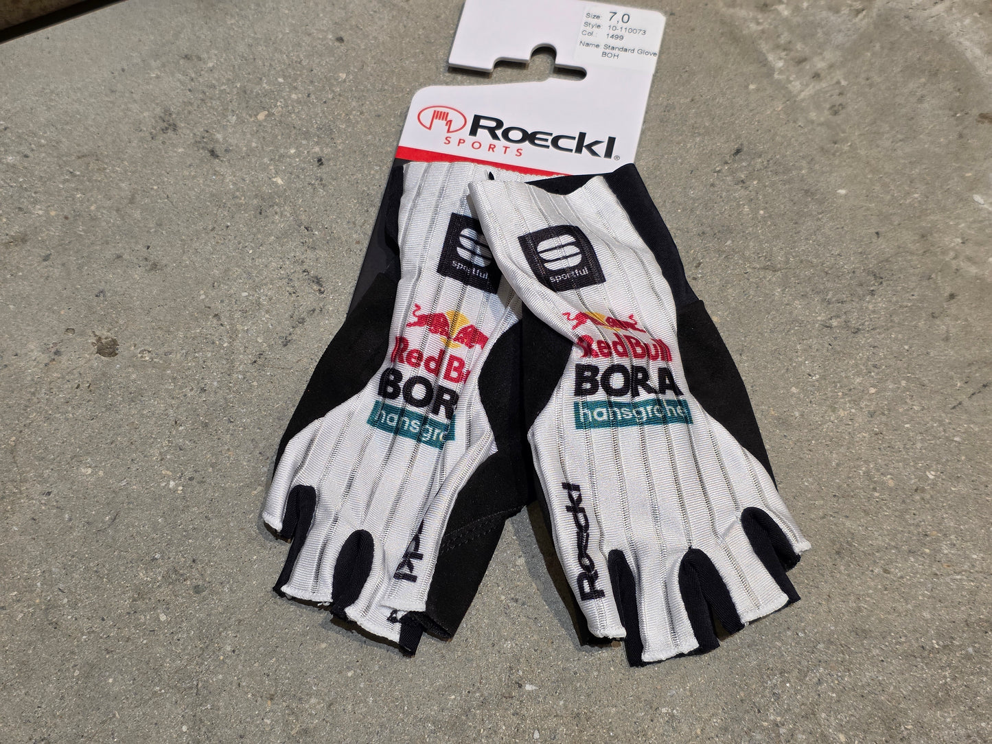 ROECKL BORA RED BULL - HANSGROHE STANDARD GLOVE HANDSCHUH / WEIß